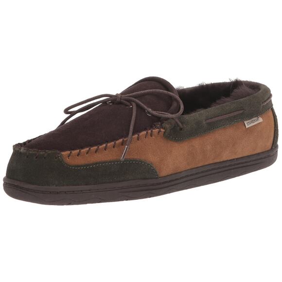 Staheekum Men's Recline Slipper, Brown, 10 - Picture 2 of 6